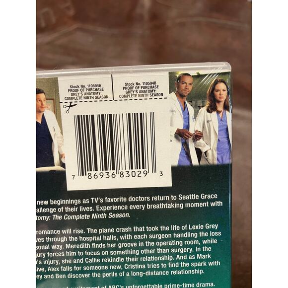 Grey's Anatomy: The Complete Ninth Season DVD Set New Exclusive Bonus Features - Picture 2 of 3